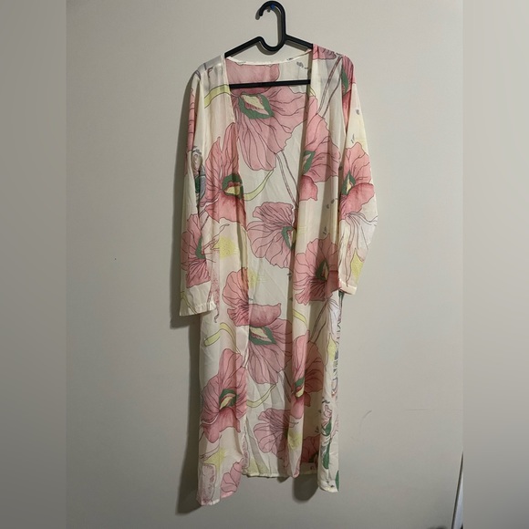 FLORAL DUSTER - Picture 1 of 5